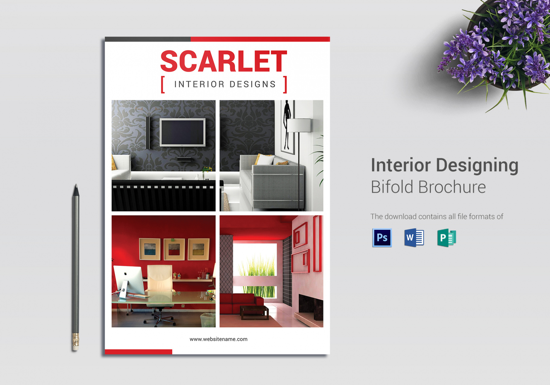 Interior Design Company Brochure Template