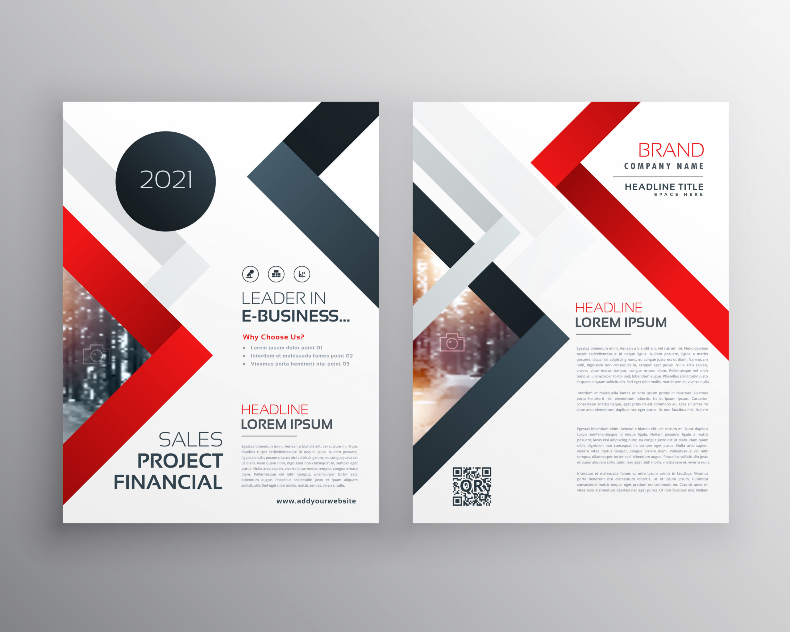 custom professional investment firm brochure template pdf