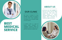 custom professional medical services brochure template