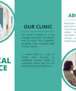 custom professional medical services brochure template