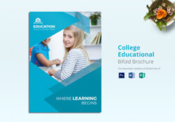 custom school and education brochure template doc