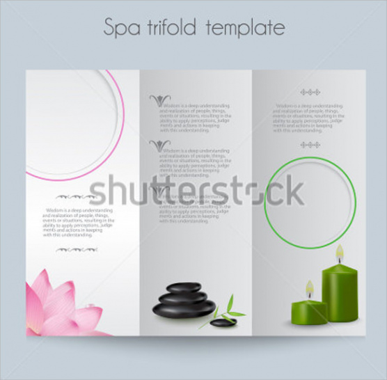 custom stylish luxury spa brochure template pdf