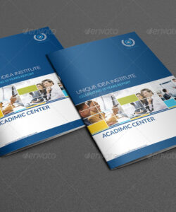 custom training program training brochure template sample