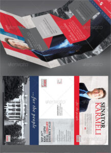 editable informative political campaign brochure template pdf