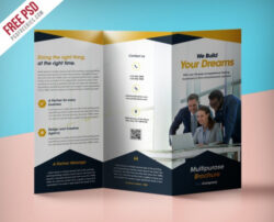 editable professional translation services brochure template word