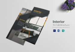 editable stylish furniture showroom brochure template doc