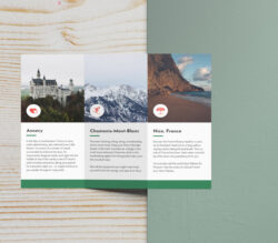 free custom eco friendly product brochure template sample