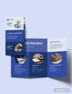 free custom professional lawyer services brochure template word