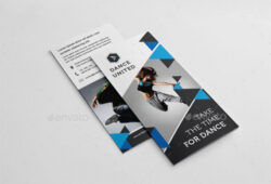 free editable modern dance school brochure template doc