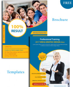 free editable school and education brochure template pdf