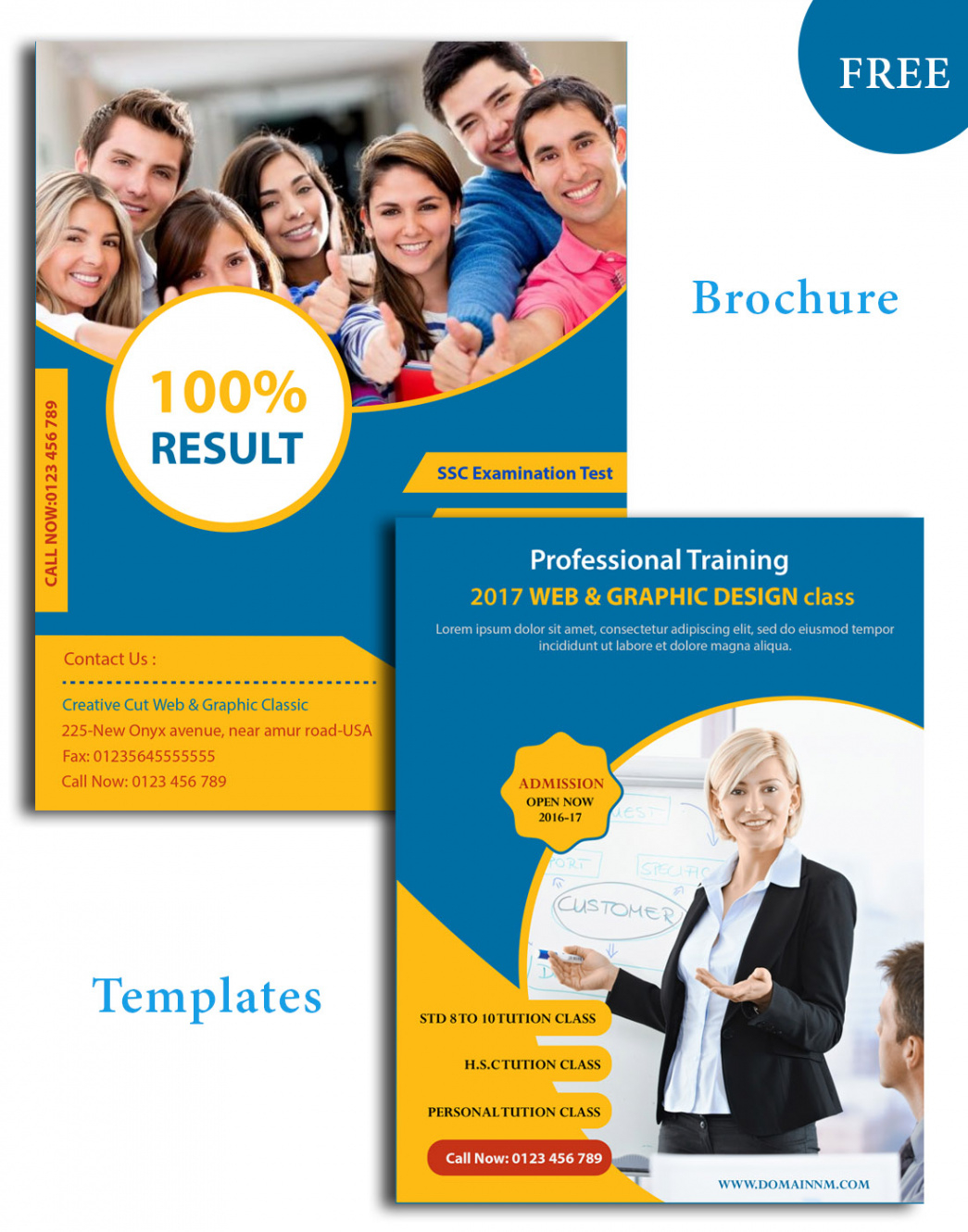 School And Education Brochure Template