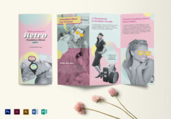 free editable stylish fashion brochure template excel