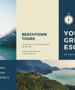 free editable travel and tourism brochure template example