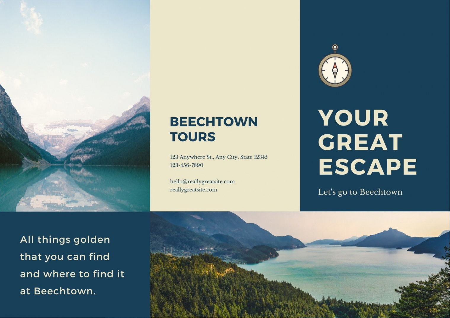 Travel And Tourism Brochure Template