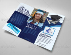 free  informative educational workshop brochure template