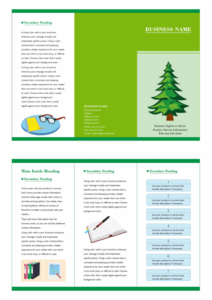 free  informative educational workshop brochure template doc