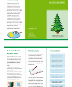 free  informative educational workshop brochure template doc