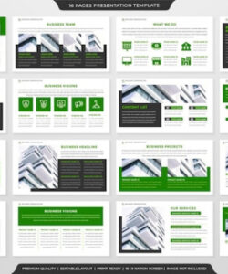 free printable minimalist style business brochure template excel