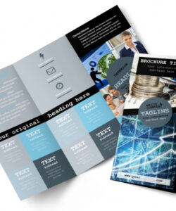 free printable professional finance management brochure template