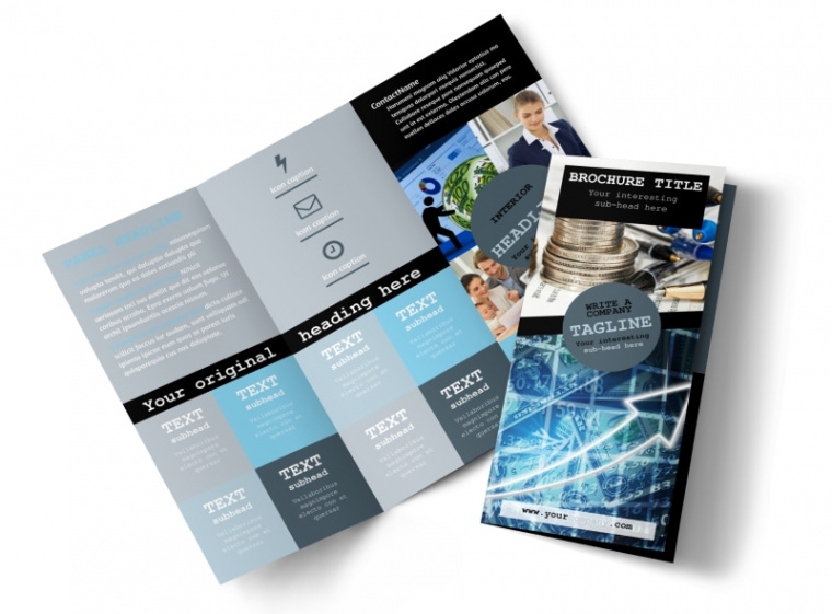 Professional Finance Management Brochure Template