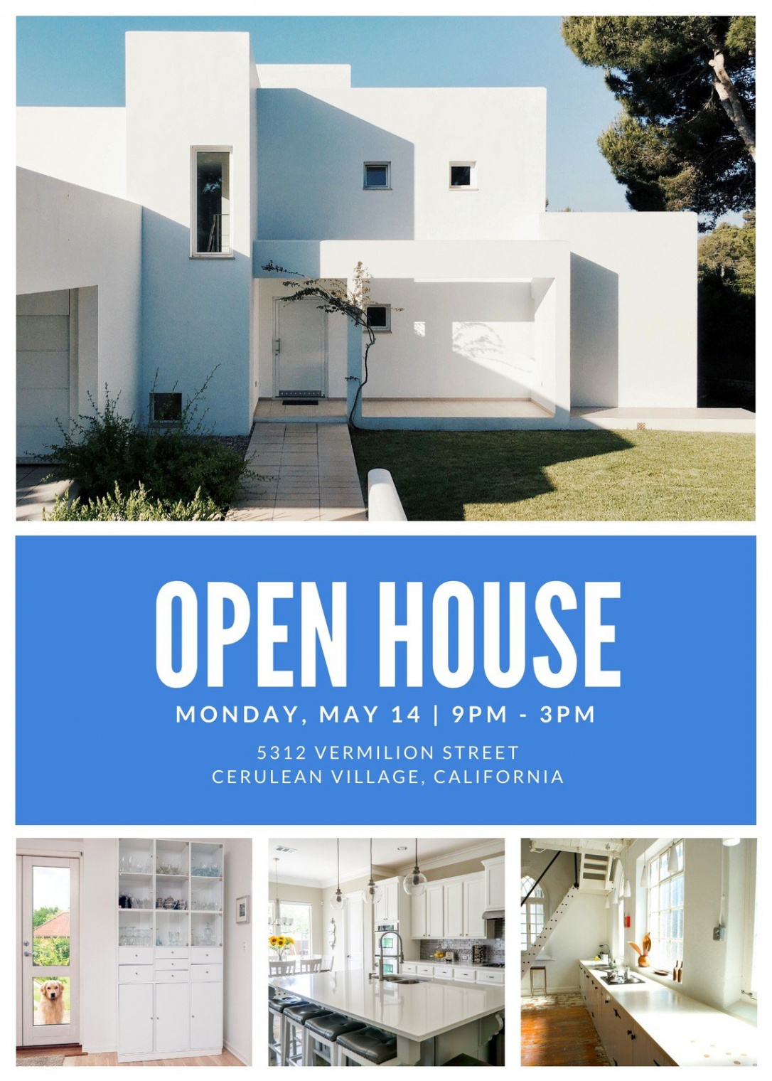 Real Estate Open House Brochure Template