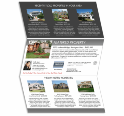 free printable real estate property listing brochure template sample