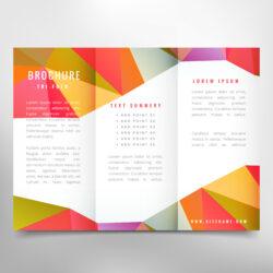 free printable stylish handmade crafts brochure template