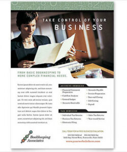 free  professional accounting firm brochure template sample