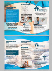 free sample informative hospital services brochure template pdf