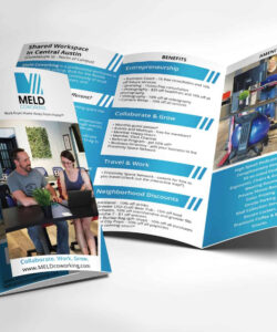 free sample innovative coworking space brochure template pdf