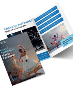 free sample modern dance school brochure template excel