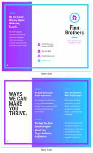 free sample small business marketing brochure template doc