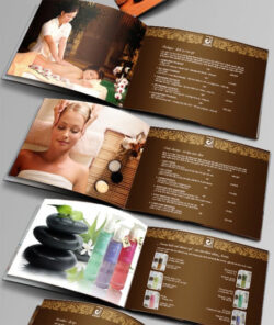 free sample stylish beauty salon brochure template doc