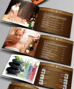 free sample stylish beauty salon brochure template doc