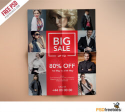 free sample stylish fashion boutique brochure template