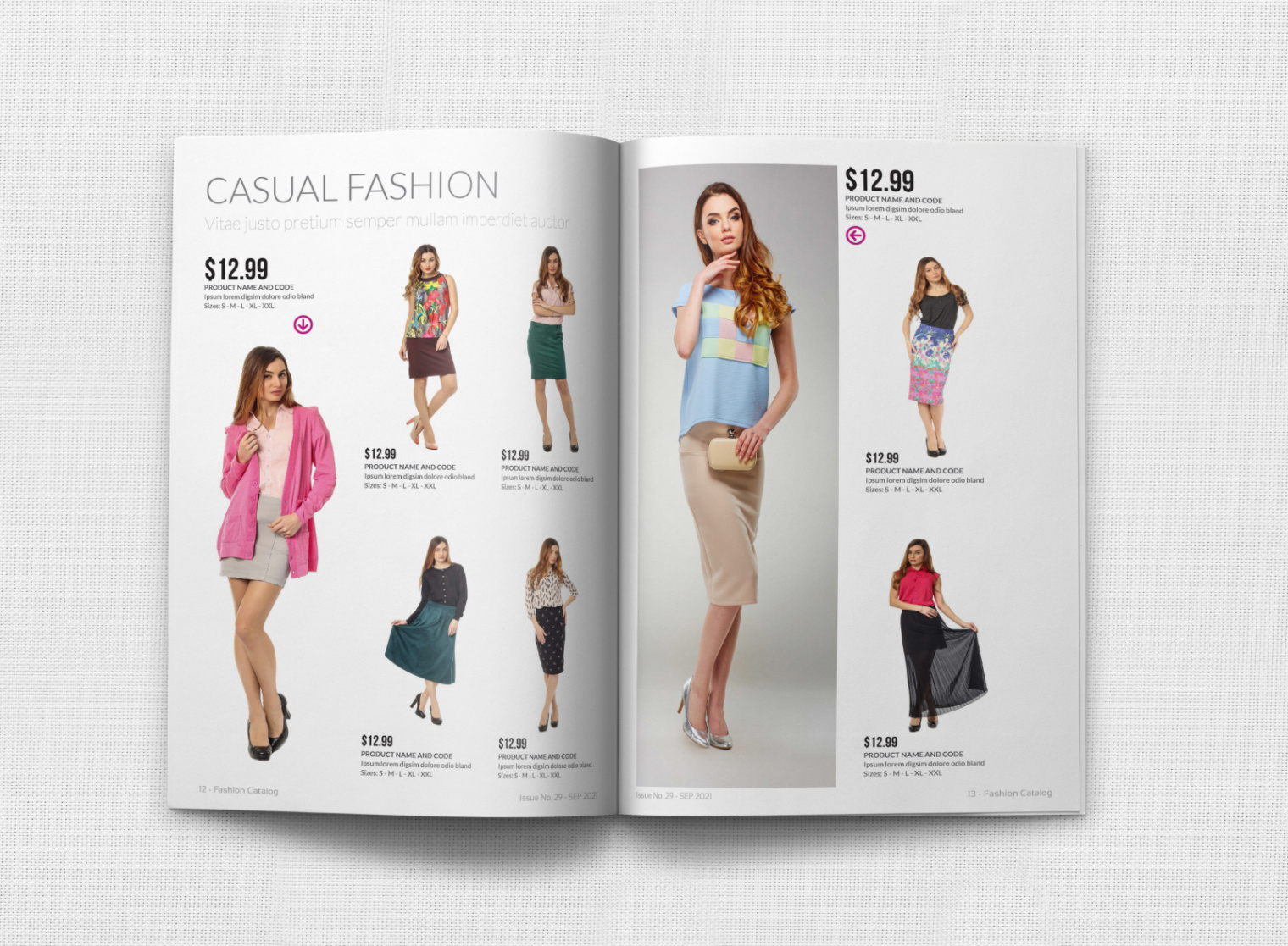 free sample stylish online shop brochure template pdf