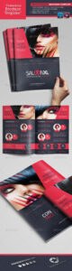 free  stylish beauty salon brochure template pdf