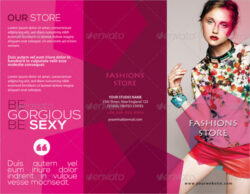 free  stylish fashion boutique brochure template pdf