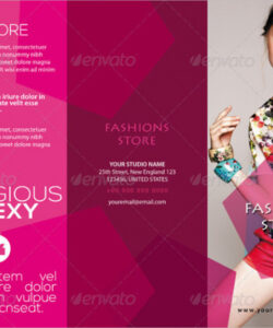 free  stylish fashion boutique brochure template pdf