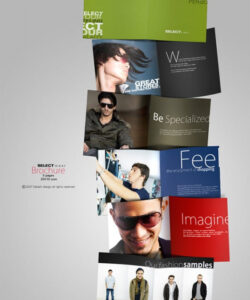 printable modern retail fashion brochure template excel