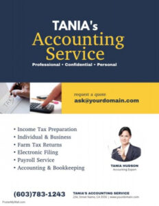 printable professional accounting firm brochure template doc