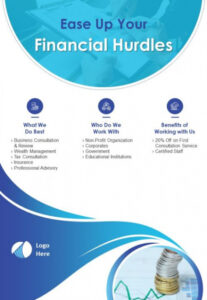 printable professional finance management brochure template pdf