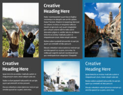 printable stylish travel agency brochure template example