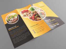 restaurant menu brochure template pdf