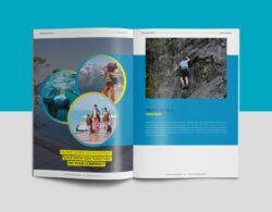 sample modern travel agency brochure template word