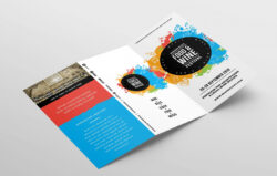 sample music festival program brochure template pdf