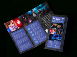 sample music festival program brochure template sample