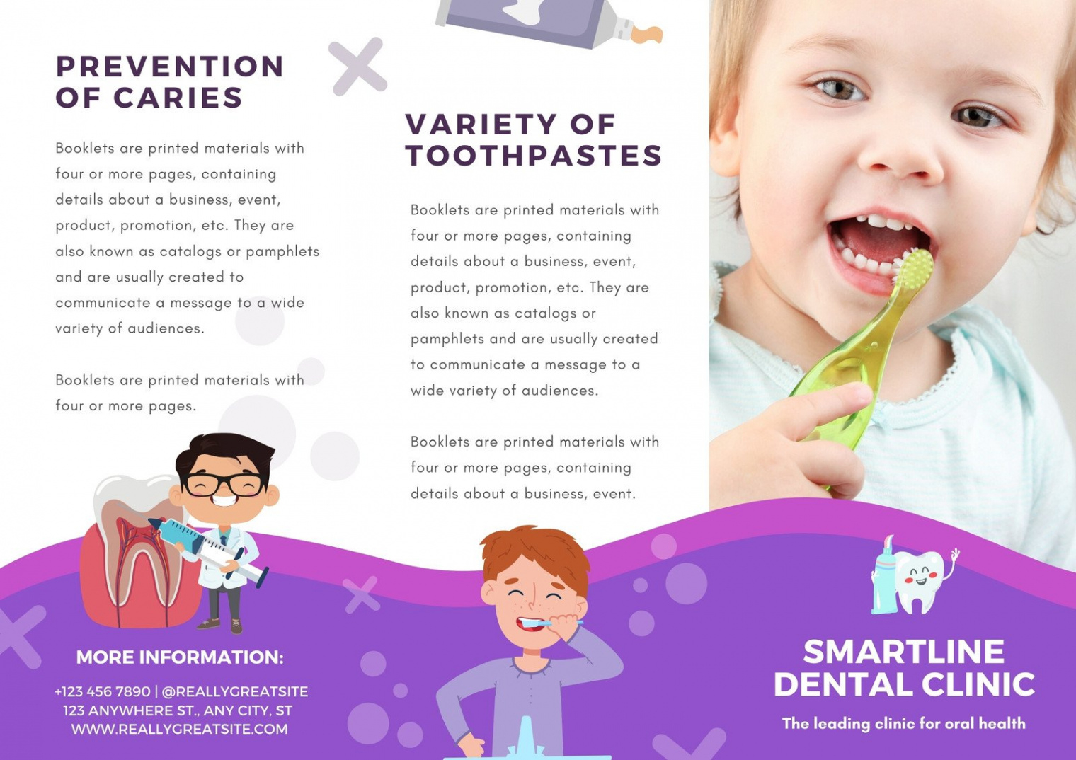 Professional Dental Clinic Brochure Template