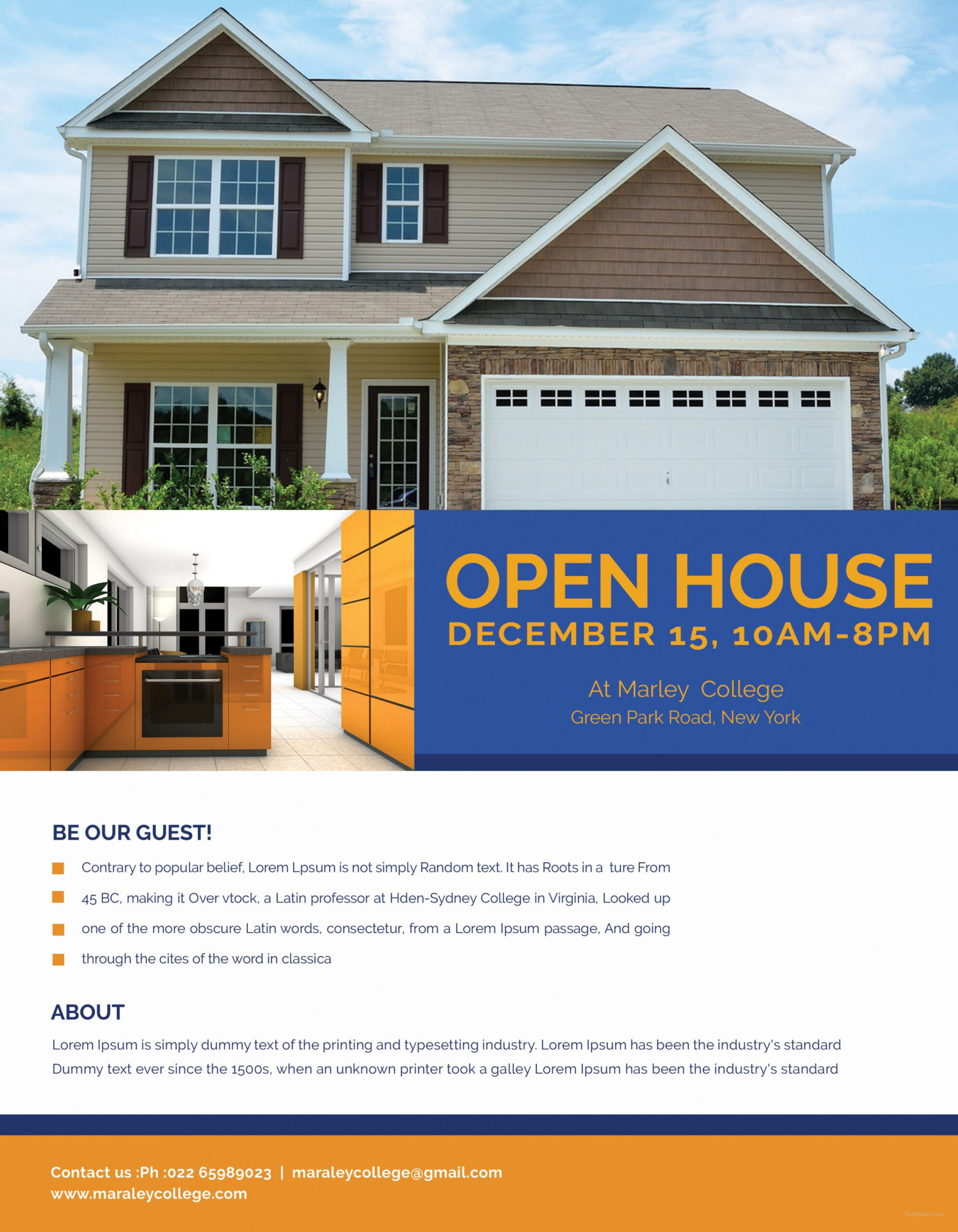 sample professional mortgage broker brochure template example