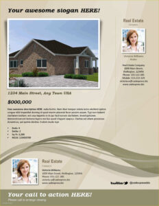 sample real estate marketing brochure templates